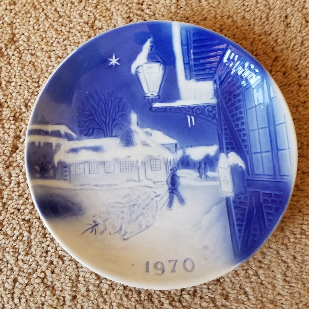 Antique First Edition Plate from Denmark